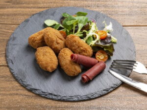 Comida-vegana-para-llevar-croquetas-ibericas-horeca