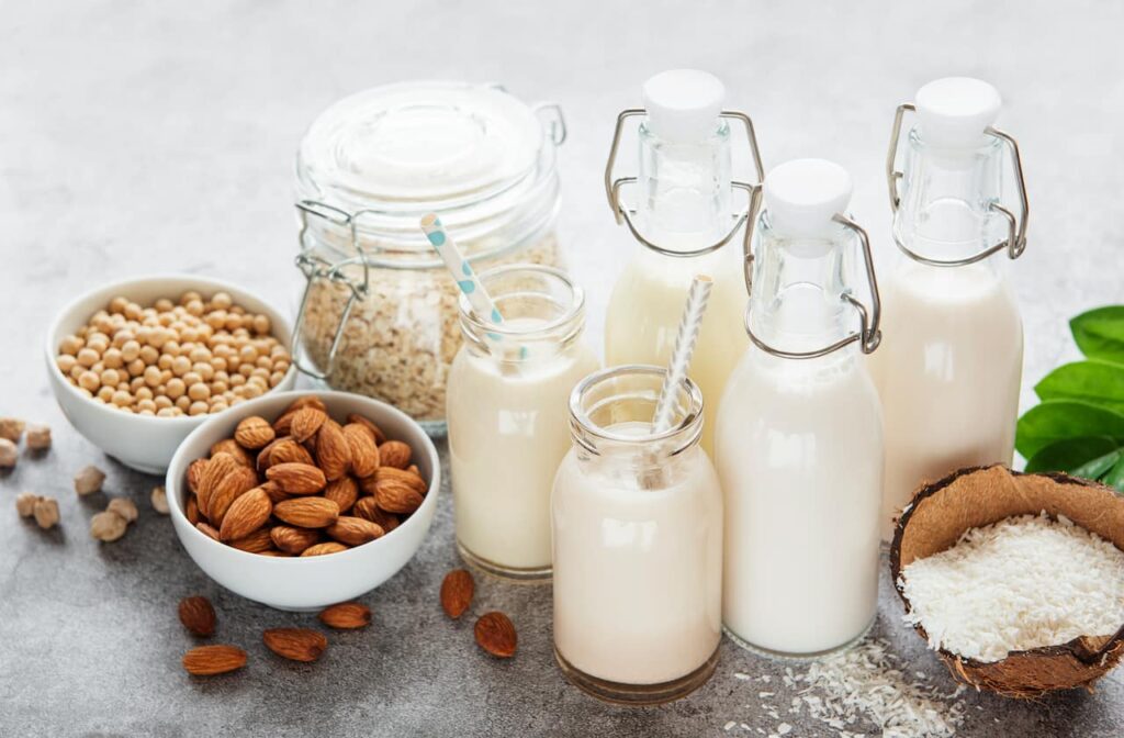 Alternativas veganas a los productos lácteos